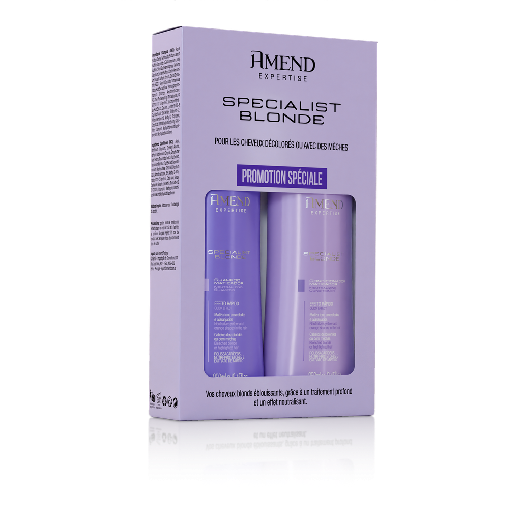 Amend - Pack Expertise Specialist Blonde - Shampoing + Après Shampoing